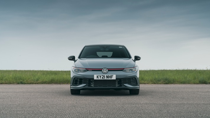 Volkswagen Golf VIII GTI Clubsport 45 UK Version 2021. Desktop wallpaper