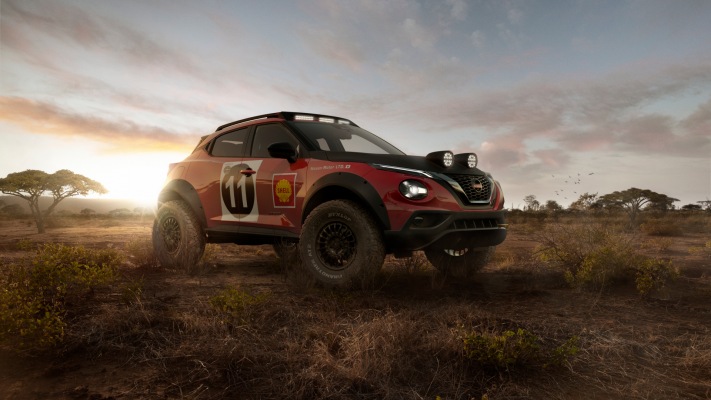 Nissan Juke Rally Tribute Concept 2021. Desktop wallpaper