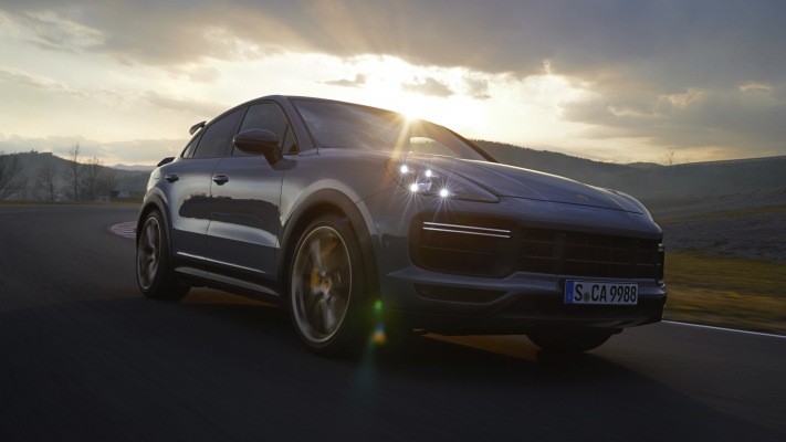 Porsche Cayenne Turbo GT 2022. Desktop wallpaper