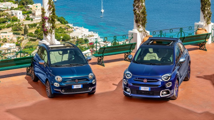 Fiat 500 Yachting 2021. Desktop wallpaper