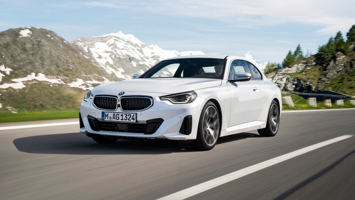 BMW 220i Coupe 2022. Desktop wallpaper