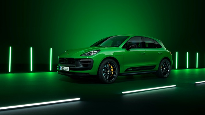 Porsche Macan GTS 2022. Desktop wallpaper