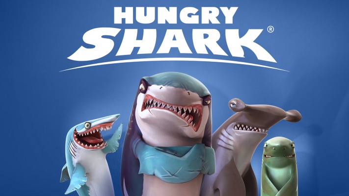 Hungry Shark. Desktop wallpaper