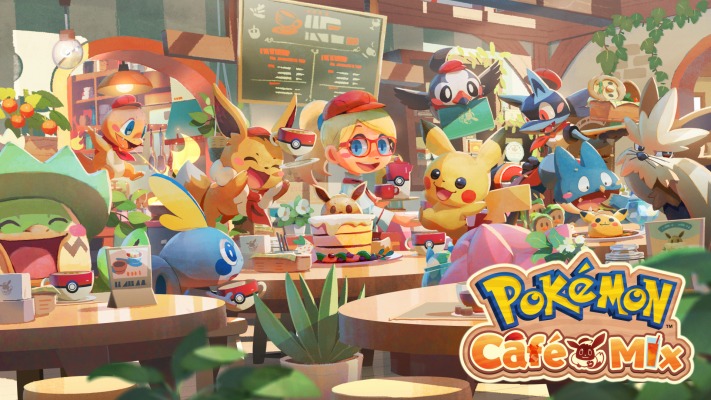 Pokemon Cafe Mix. Desktop wallpaper