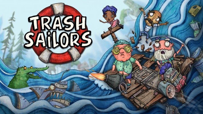 Trash Sailors. Desktop wallpaper