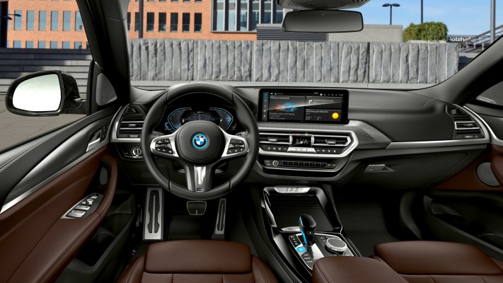 BMW iX3 2022. Desktop wallpaper