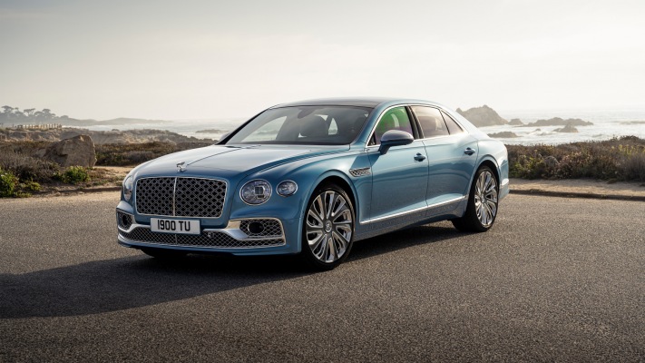 Bentley Flying Spur Mulliner 2022. Desktop wallpaper