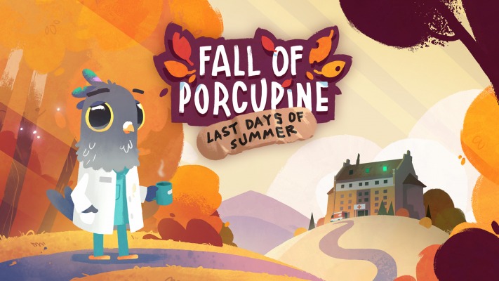 Fall of Porcupine. Desktop wallpaper