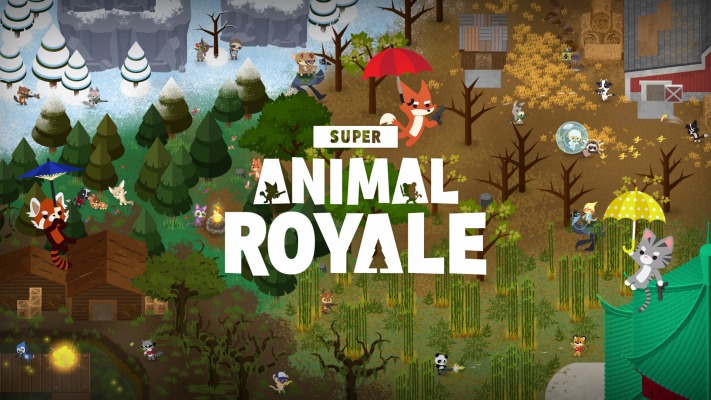 Super Animal Royale. Desktop wallpaper