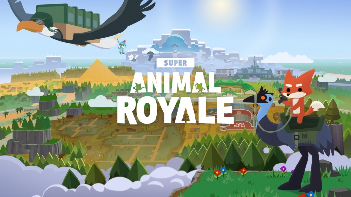 Super Animal Royale. Desktop wallpaper