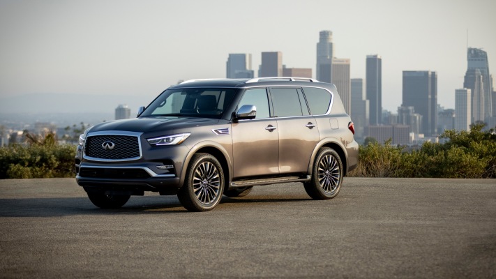 Infiniti QX80 2022. Desktop wallpaper