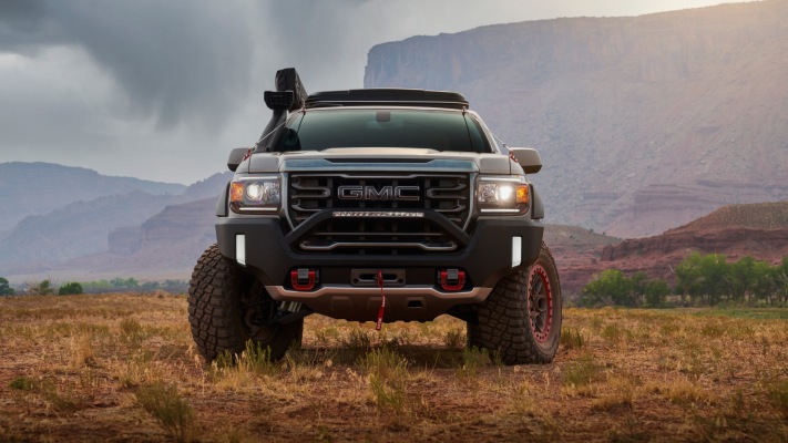 GMC Canyon AT4 OVRLANDX Off-Road Concept 2021. Desktop wallpaper