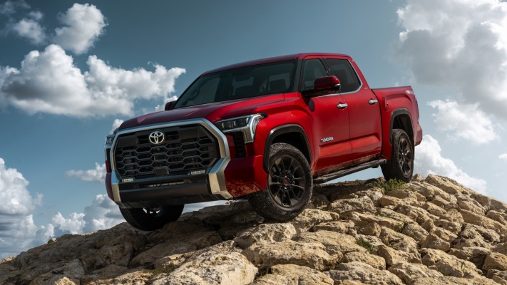 Toyota Tundra Limited 2022. Desktop wallpaper