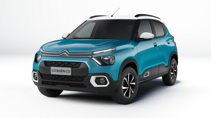 Citroën C3 South America Version 2022. Desktop wallpaper