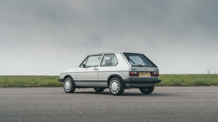 Volkswagen Golf I GTI 3-door UK Version 1976. Desktop wallpaper