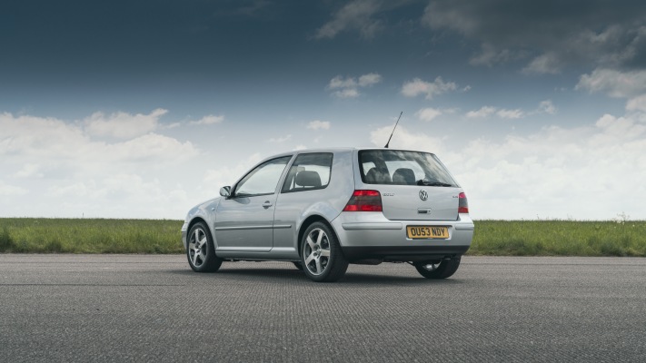 Volkswagen Golf IV GTI 3-door UK Version 1998. Desktop wallpaper