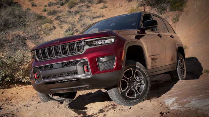 Jeep Grand Cherokee Trailhawk 2022. Desktop wallpaper