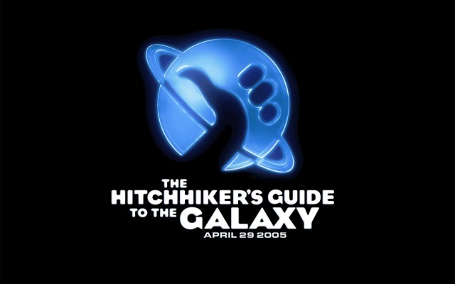 Hitchhiker's Guide to the Galaxy, The. Desktop wallpaper