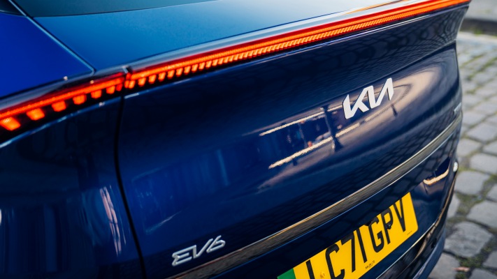 Kia EV6 GT-Line UK Version 2021. Desktop wallpaper