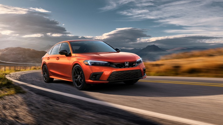 Honda Civic Si Sedan USA Version 2022. Desktop wallpaper