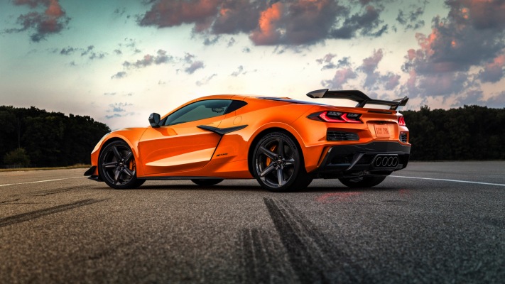 Chevrolet Corvette Stingray Z06 2023. Desktop wallpaper