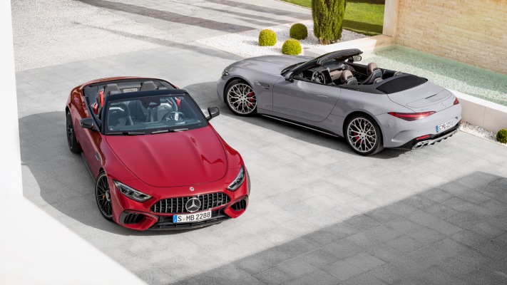 Mercedes-AMG SL 63 4MATIC+ 2022. Desktop wallpaper