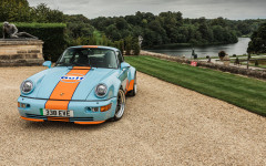 Desktop wallpaper. Porsche 911 Gulf Signature Edition Everrati 2021. ID:152357