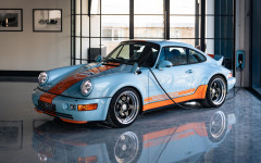 Desktop wallpaper. Porsche 911 Gulf Signature Edition Everrati 2021. ID:152358