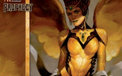 Desktop wallpaper. Prophecy - Copper-Leaf Angel