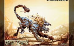 Desktop wallpaper. Fifth Dawn - Razormane Masticore