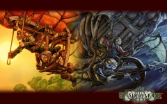 Desktop wallpaper. Shadowmoor - Kinsbaile Balloonist & Kinscaer Harpoonist