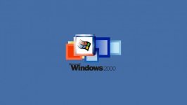 Desktop wallpaper. Windows 2000