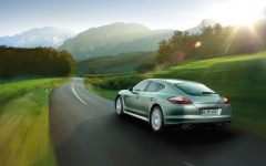 Desktop wallpaper. Porsche Panamera 4 Hybrid 2012. ID:27216