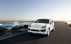 Desktop wallpaper. Porsche Cayenne S Hybrid 2012. ID:27156