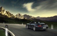 Desktop wallpaper. Porsche 911 Turbo S Cabriolet 2012. ID:27087