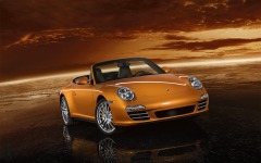 Desktop wallpaper. Porsche 911 Carrera 4 Cabriolet 2012. ID:26969