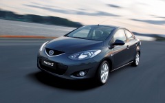 Desktop wallpaper. Mazda 2 Sedan. ID:18382