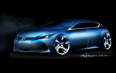 Desktop wallpaper. Lexus Premium Compact Concept. ID:9718