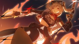 Desktop wallpaper. Burnice