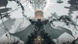 Desktop wallpaper. Artoria Pendragon