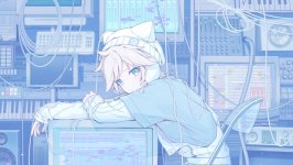 Desktop wallpaper. Kagamine Len