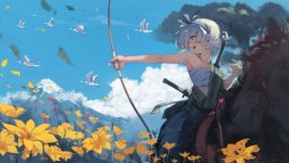 Desktop wallpaper. Konpaku Youmu