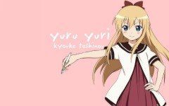 Desktop wallpaper. Yuru Yuri