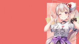 Desktop wallpaper. Virtual Youtuber