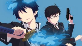 Desktop wallpaper. Blue Exorcist