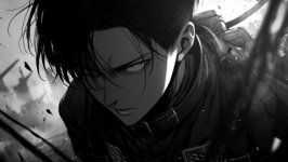 Desktop wallpaper. Levi Ackerman