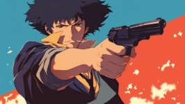 Desktop wallpaper. Spike Spiegel