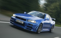 Desktop wallpaper. Skyline GT-R R34