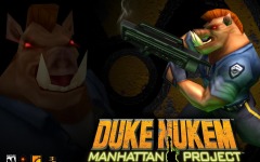 Desktop wallpaper. Duke Nukem: Manhattan Project