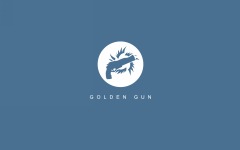 Desktop wallpaper. Golden Gun